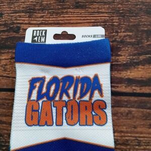 Rock em‎ Socks NWT Florida Gators Large/XL Blue Black